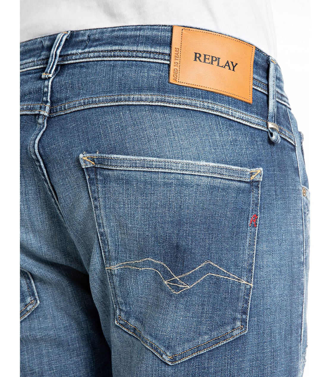 AGED 10 YEARS レギュラースリム WILLBI オーガニックコットンデニム 詳細画像 ブルー 8